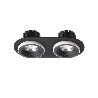 RENDL recessed light SHARM R II recessed black/white 230V LED 2x10W 24° 3000K R14573 2