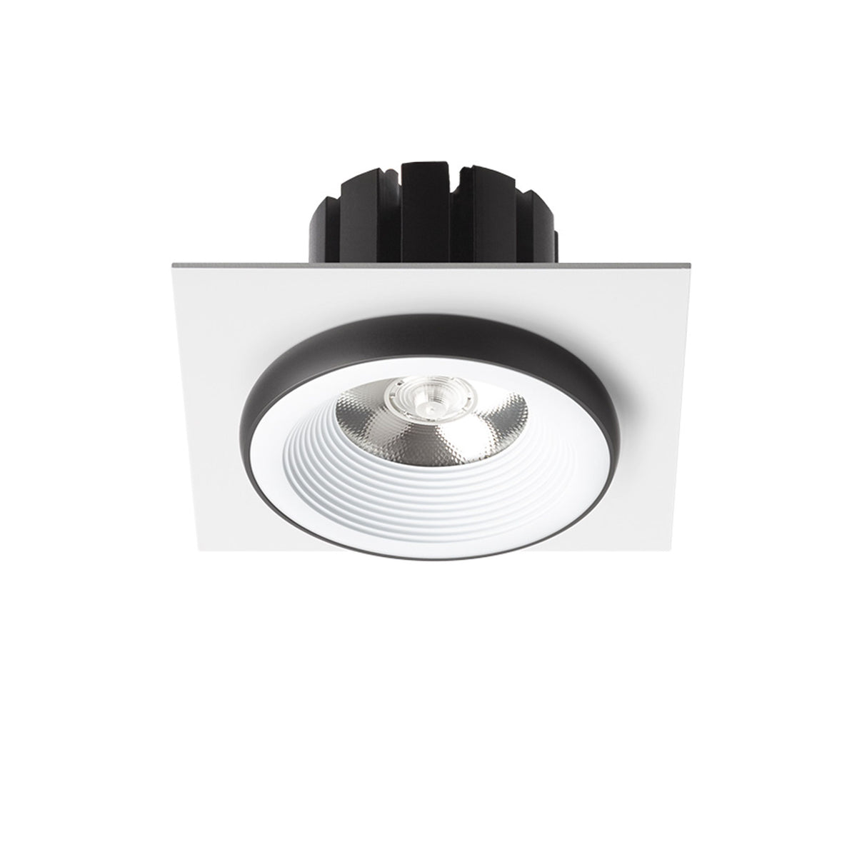 RENDL recessed light SHARM SQ I recessed white/black 230V LED 10W 24° 3000K R14580 2