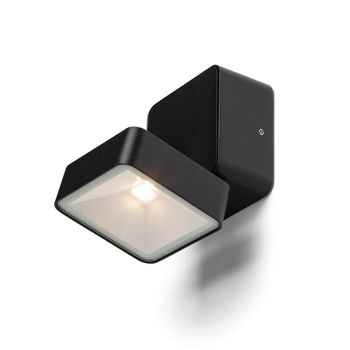 RENDL outdoor lamp FLAVIO SQ surface mounted black 230V LED 6W 110° IP54 3000K R14592 7