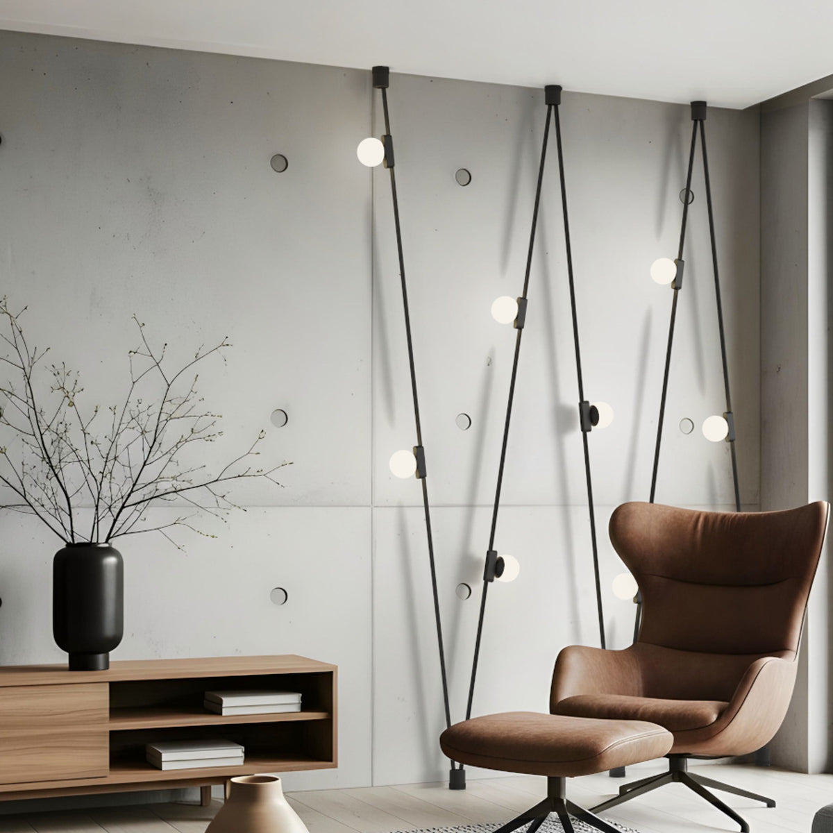 RENDL Belt system CIARA 10 for the VEGA/WAVE system black frosted acrylic 24V=   LED 6W  3000K 4000K 6500K R14594 3